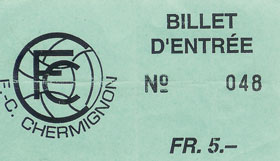 Billet d'entrée FC Chermignon