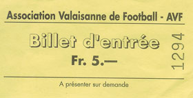 Billet finale Chermignon Troistorrents